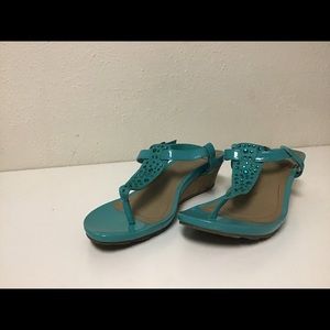 dexflex comfort Shoes - Dexflex Comfort turquoise sandals with bling -9 dexflex comfort Shoes - Dexflex Comfort turquoise sandals with bling -9